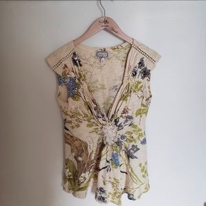 Yoana Baraschi Embroidered Top Medium